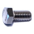 Midwest Fastener 3/8"-16 Hex Head Cap Screw, 18-8 Stainless Steel, 3/4 in L, 8 PK 62601